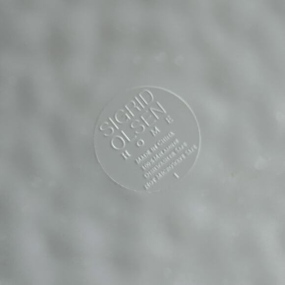 Set of 8 Sigrid Olsen 8" Melamine Bowls White Teal & 11”Dinner Plates - Picture 11 of 15